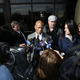 Shaun Gayle talks with reporters after a bond hearing for Marni Yang, charged with and convicted for the murder of Rhoni Reuter.
